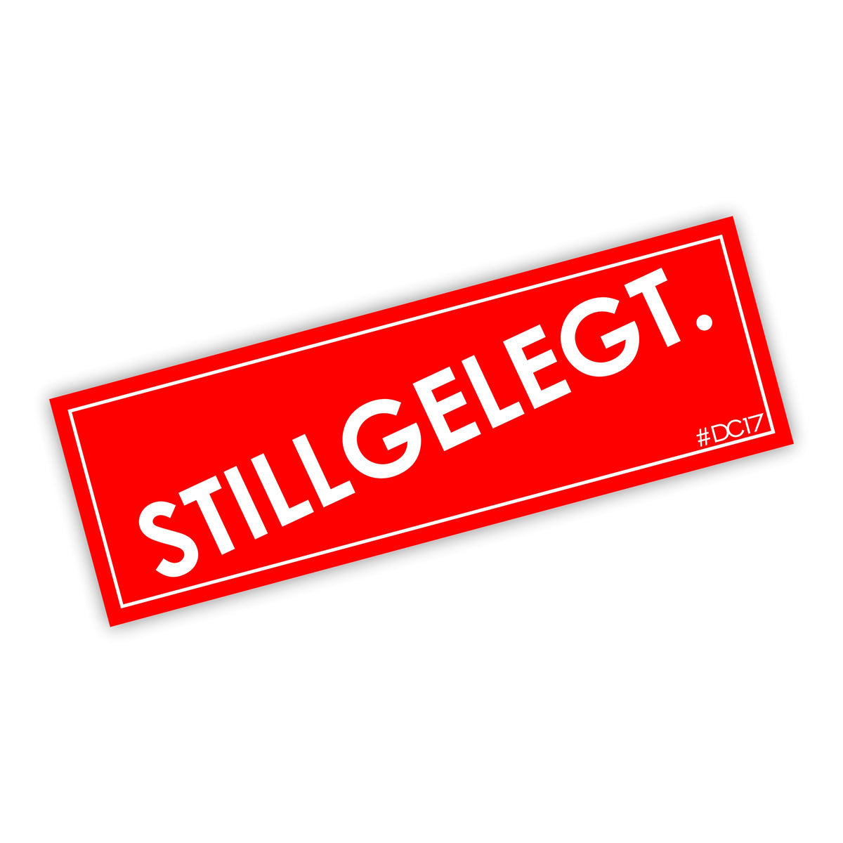 Stillgelegt Red Slapsticker