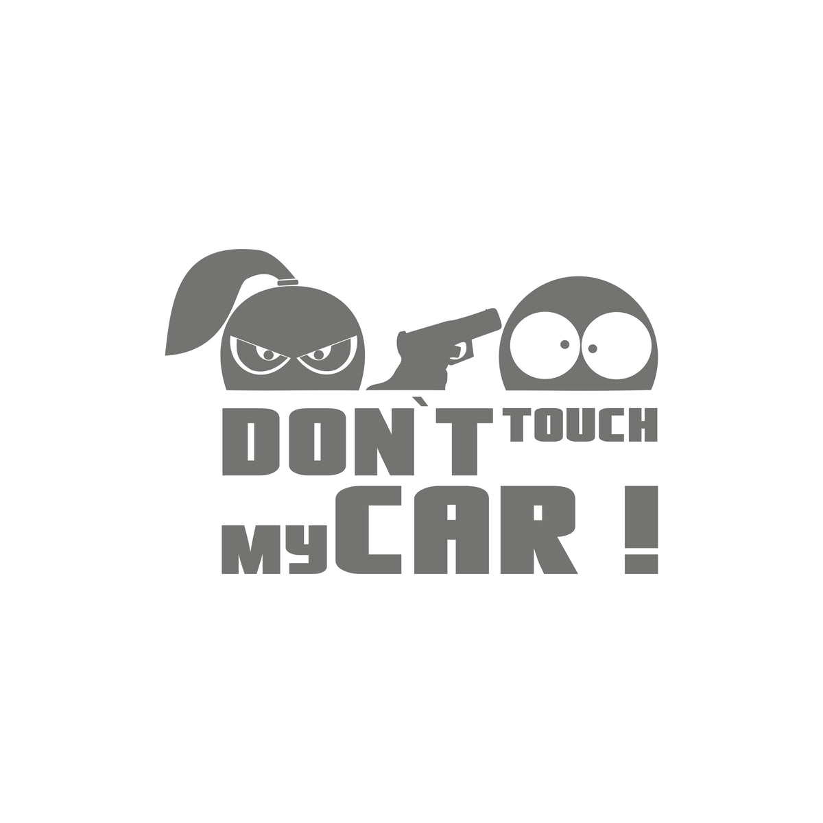 Don't touch my Car Smiley