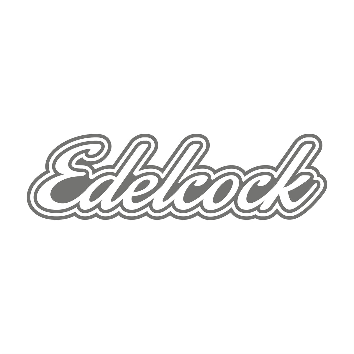 Edelcock outline 17 cm Sticker