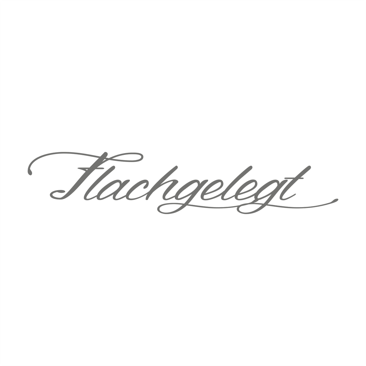 Flachgelegt WSS