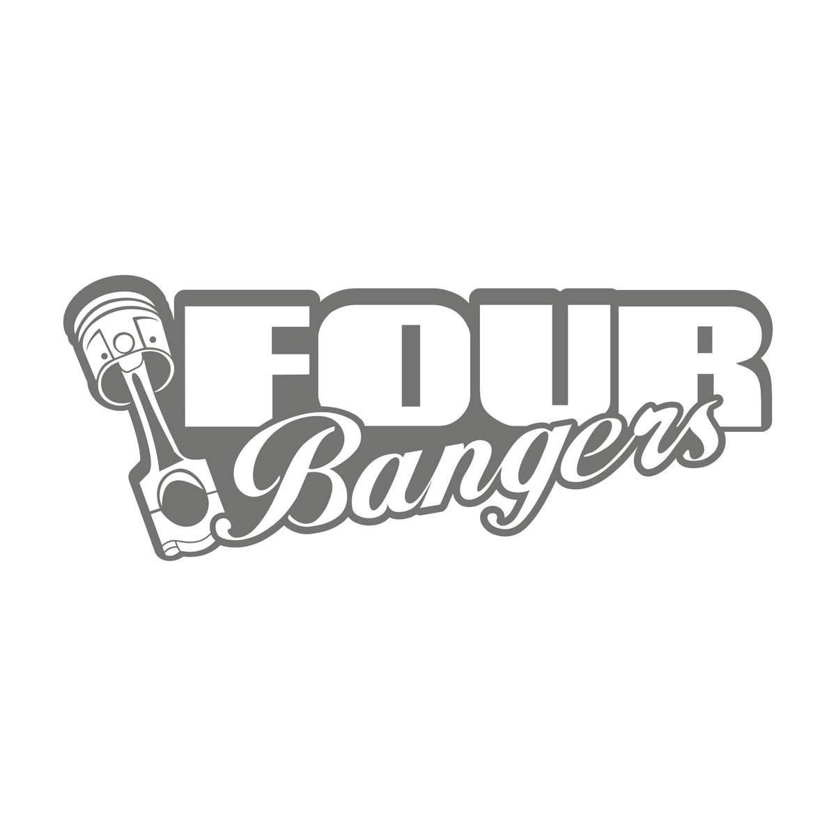 Four Bangers 17 cm Sticker