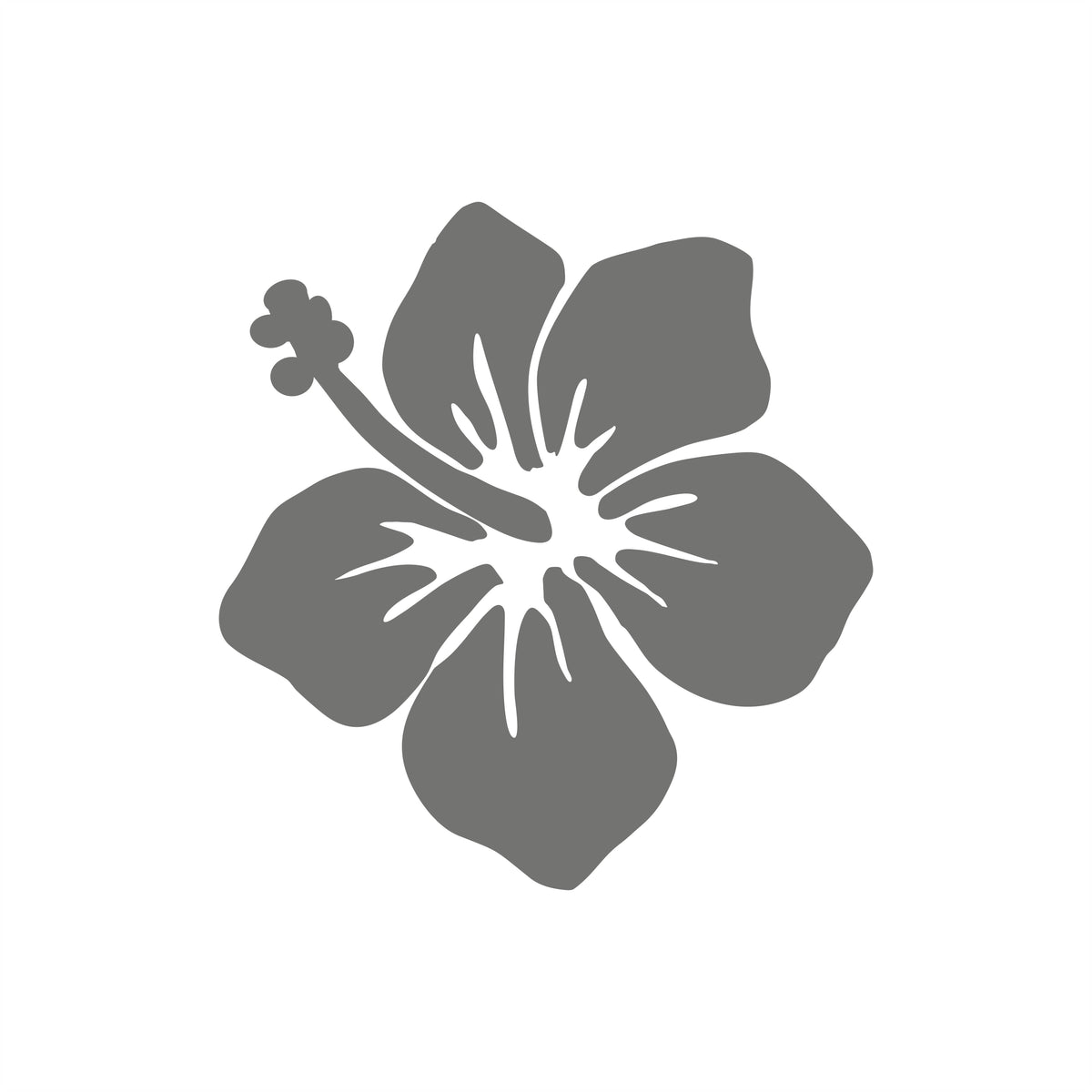 Hibiskusblüte Sticker