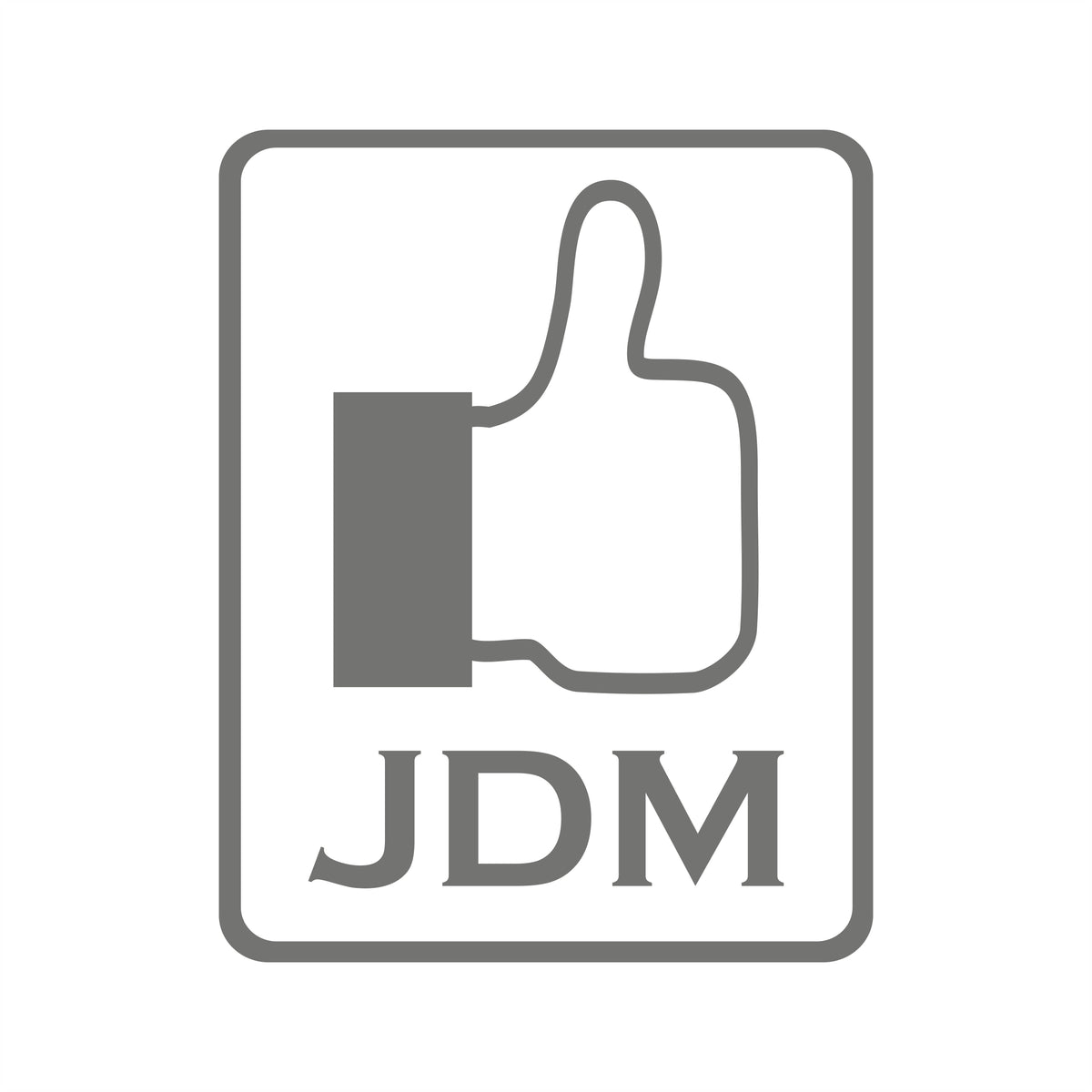 Jdm Daumen hoch 10cm Sticker