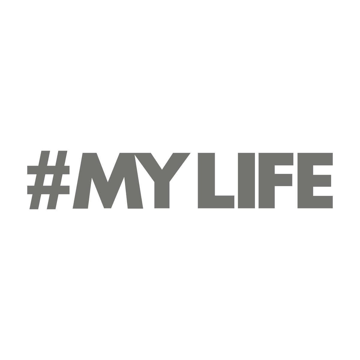 My Life 17 cm Sticker