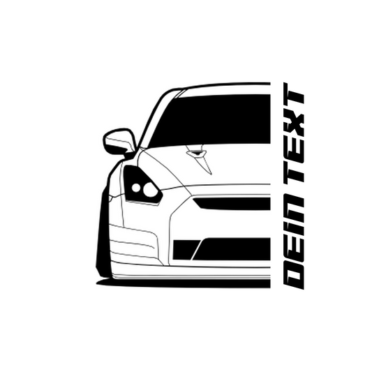 Nissan Skyline GT-R DBA BJ 2007 – personalisierbares Shirt & Hoodie