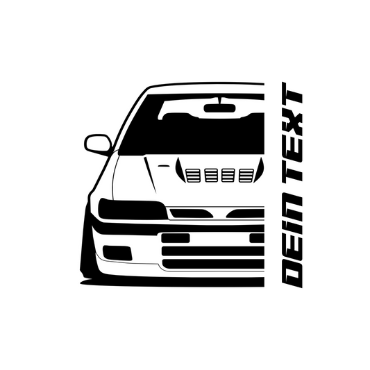 Nissan Sunny GTI-R BJ 1990 – personalisierbares Shirt & Hoodie