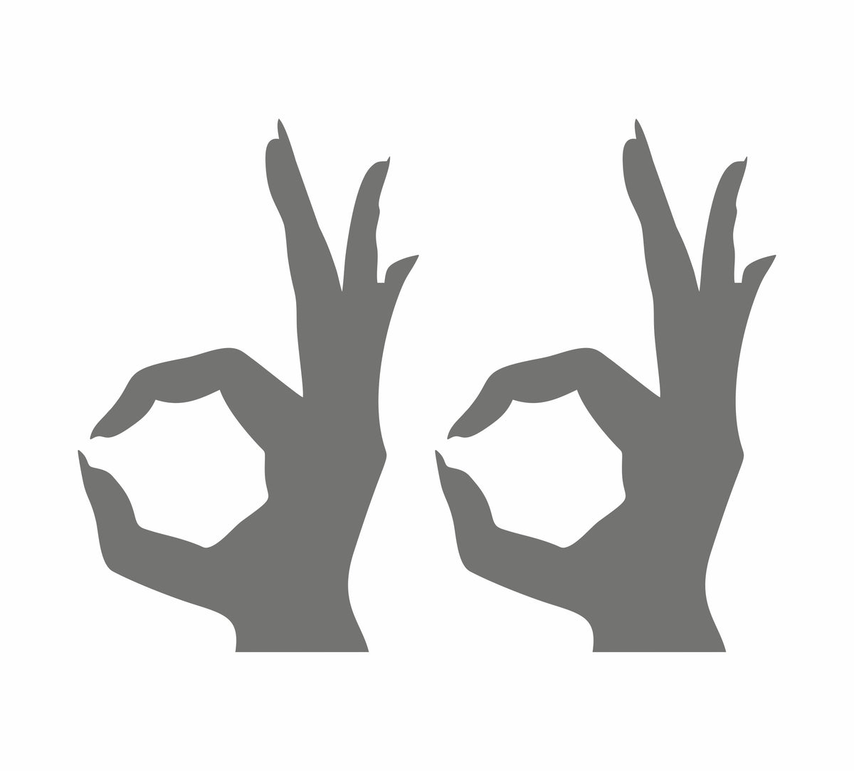 Rocket Bunny Hand – 15cm Autofolie Sticker