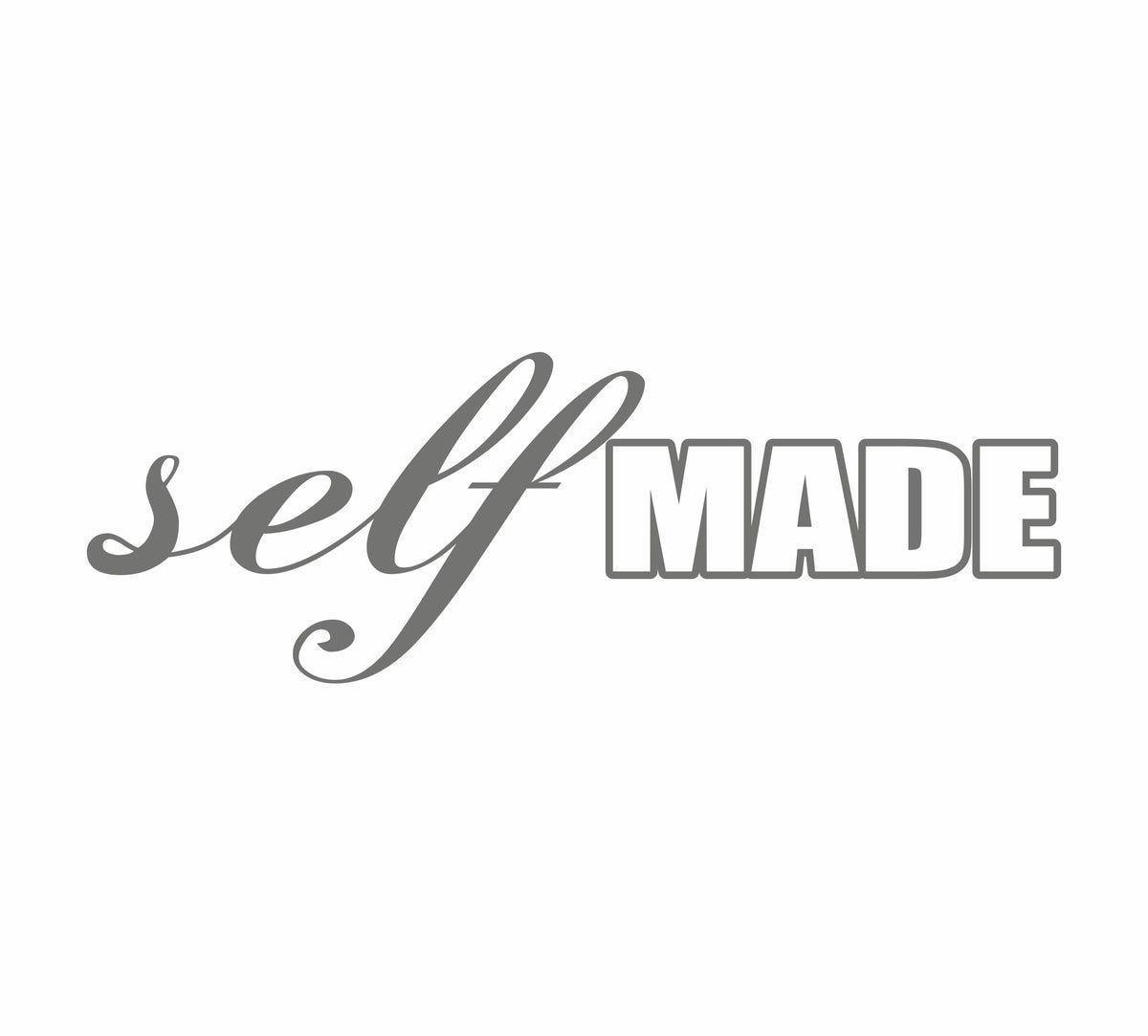 Self Made 2 Color 17 cm Sticker