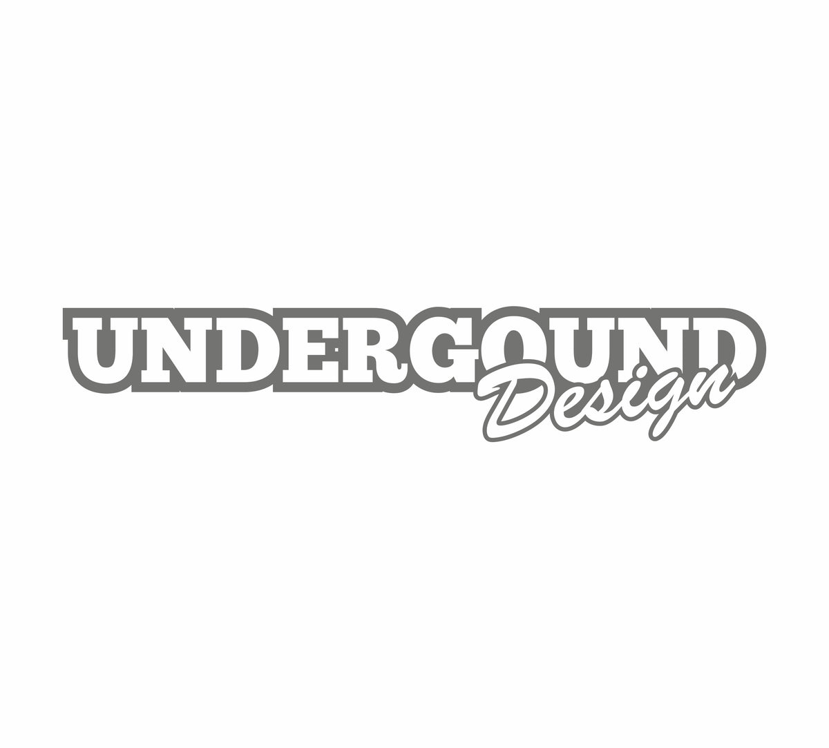 Underground Design 17 cm Sticker