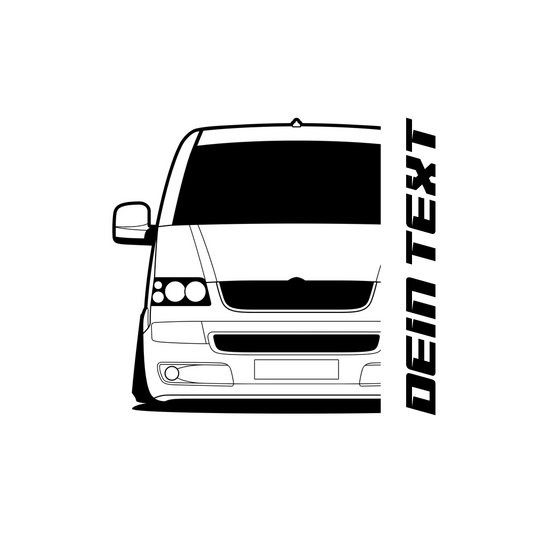 VW Multivan T5 BJ 2003 – personalisierbares Shirt & Hoodie