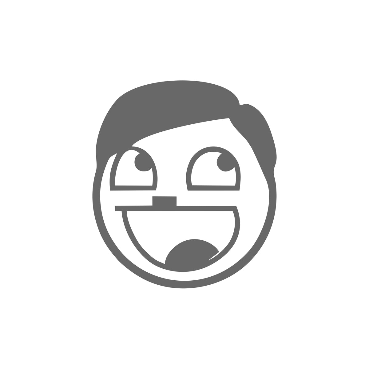 adolf smiley Sticker