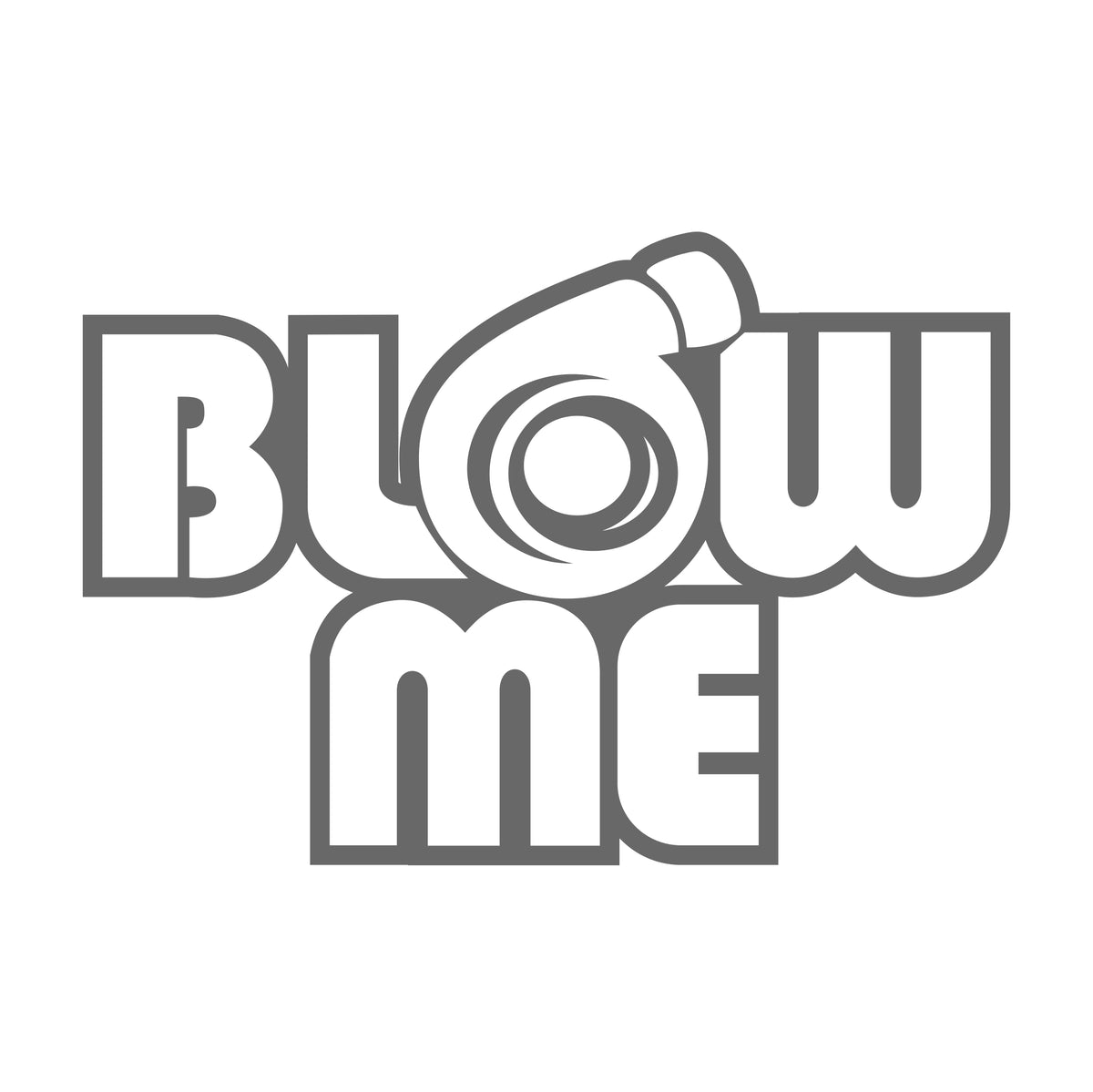 blow me big Sticker 17 cm
