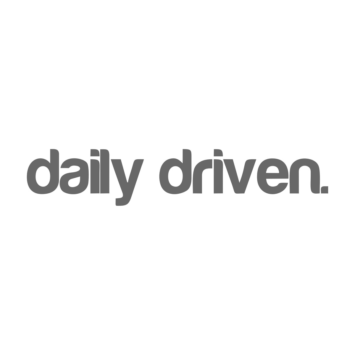daily driven modern 17 cm Sticker