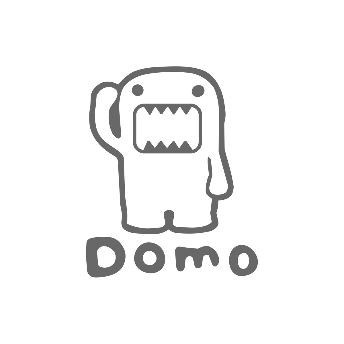 domu kun front domu Sticker