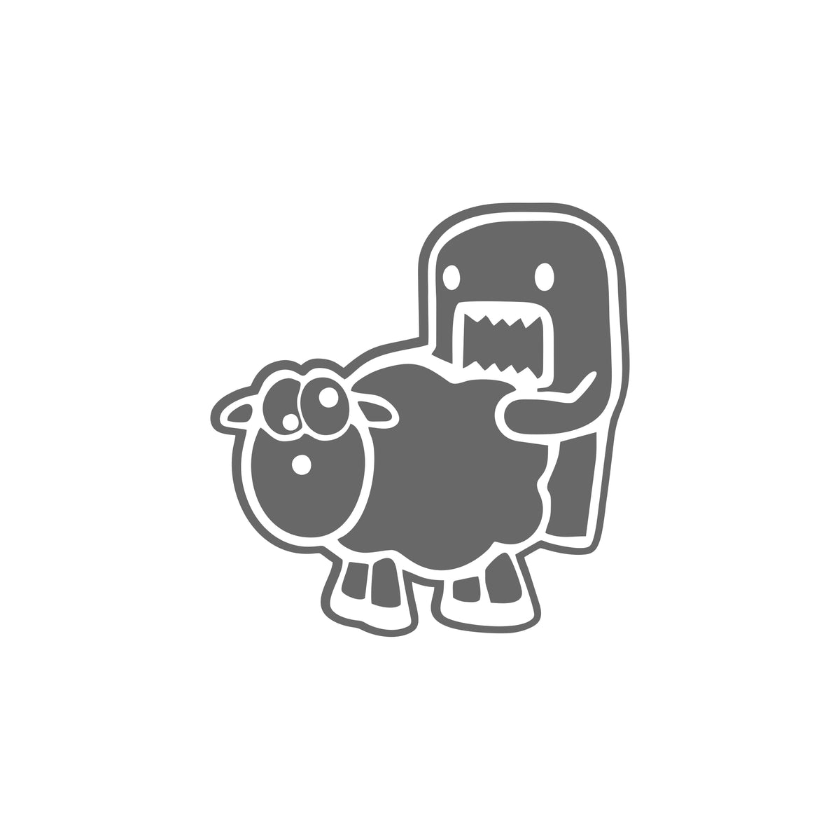 Domu Kun Fuck Sticker