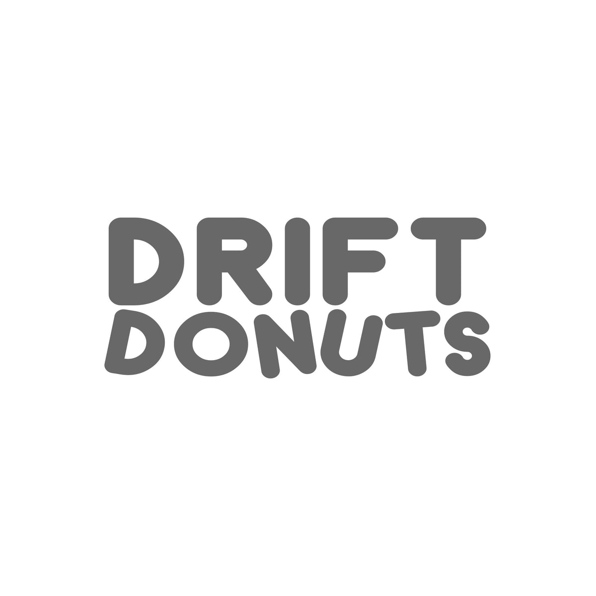 Drift Donuts 12cm Sticker