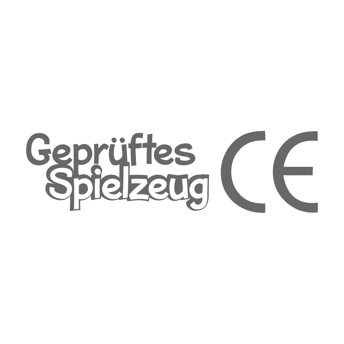 geprüftes spielzeug CE 17 cm Sticker