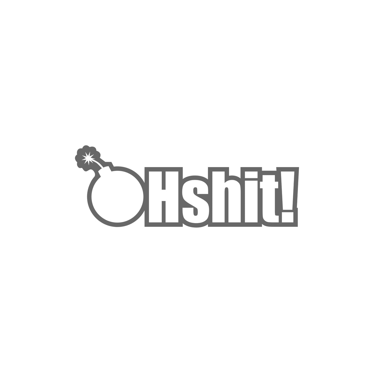 Oh Shit ! – 12 cm Autofolie Sticker