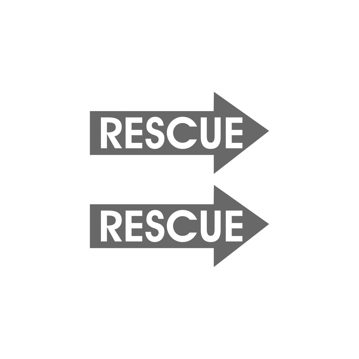 Rescue 2 pcs Sticker