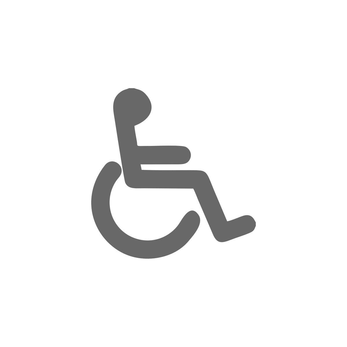 Rollstuhl Sticker