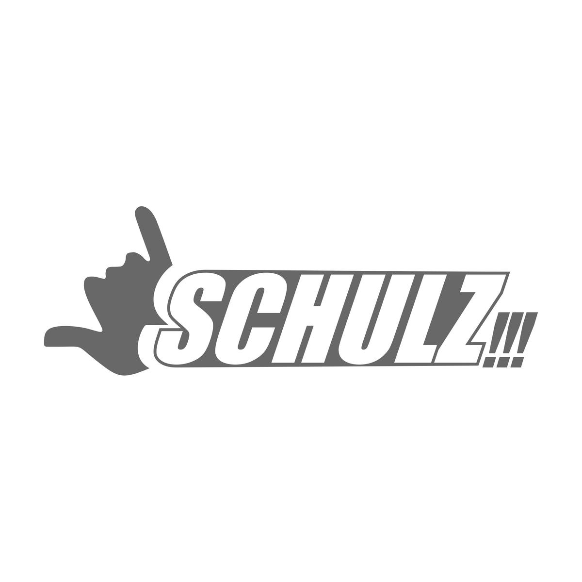 Schulzhand 17 cm Sticker