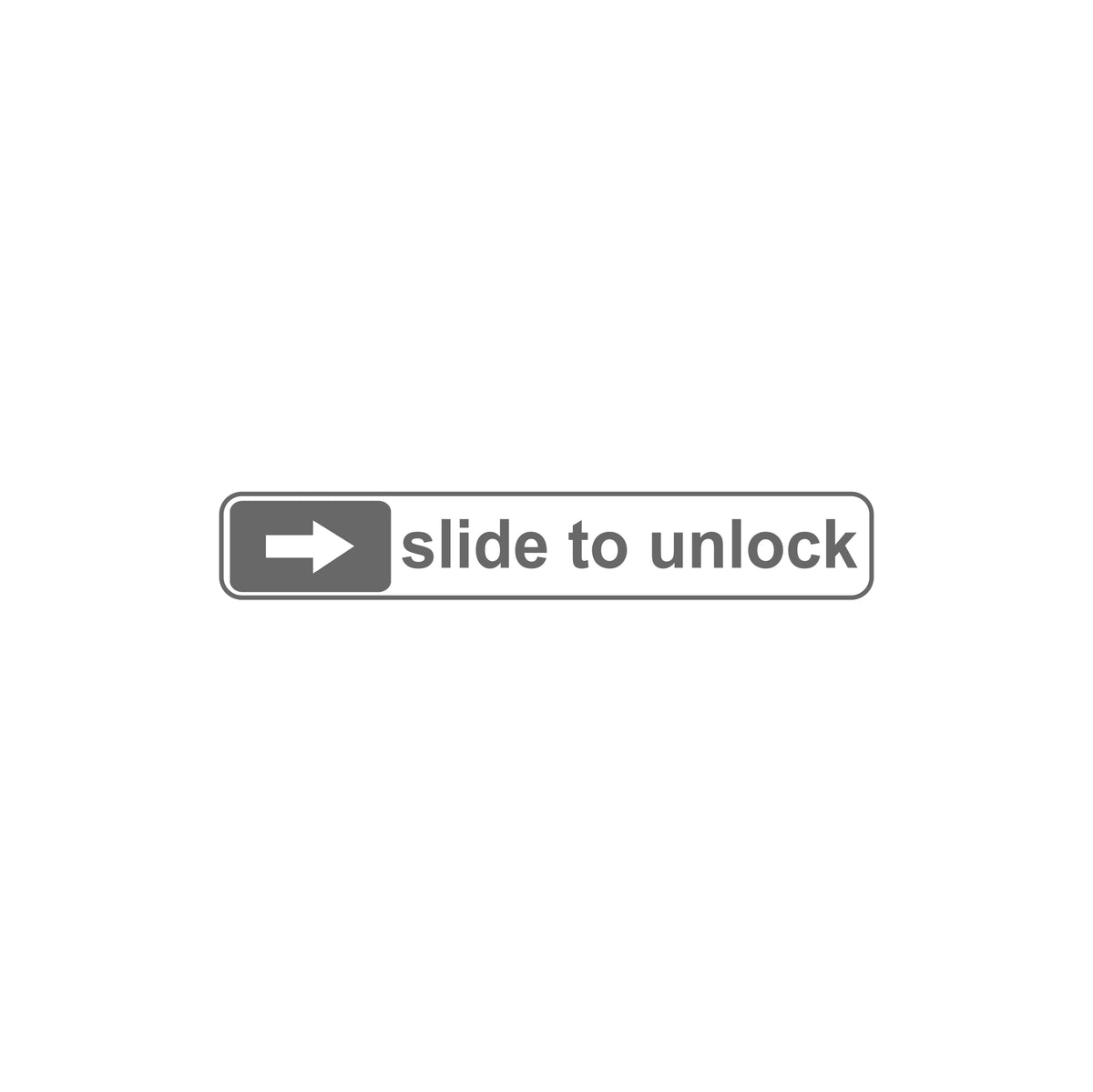 Slide to Unlock Sticker