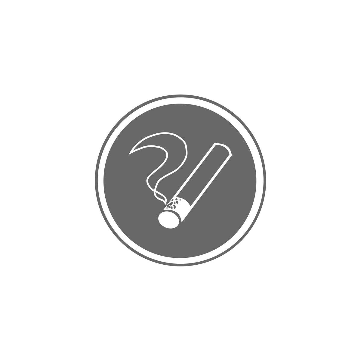 Smoking Sticker