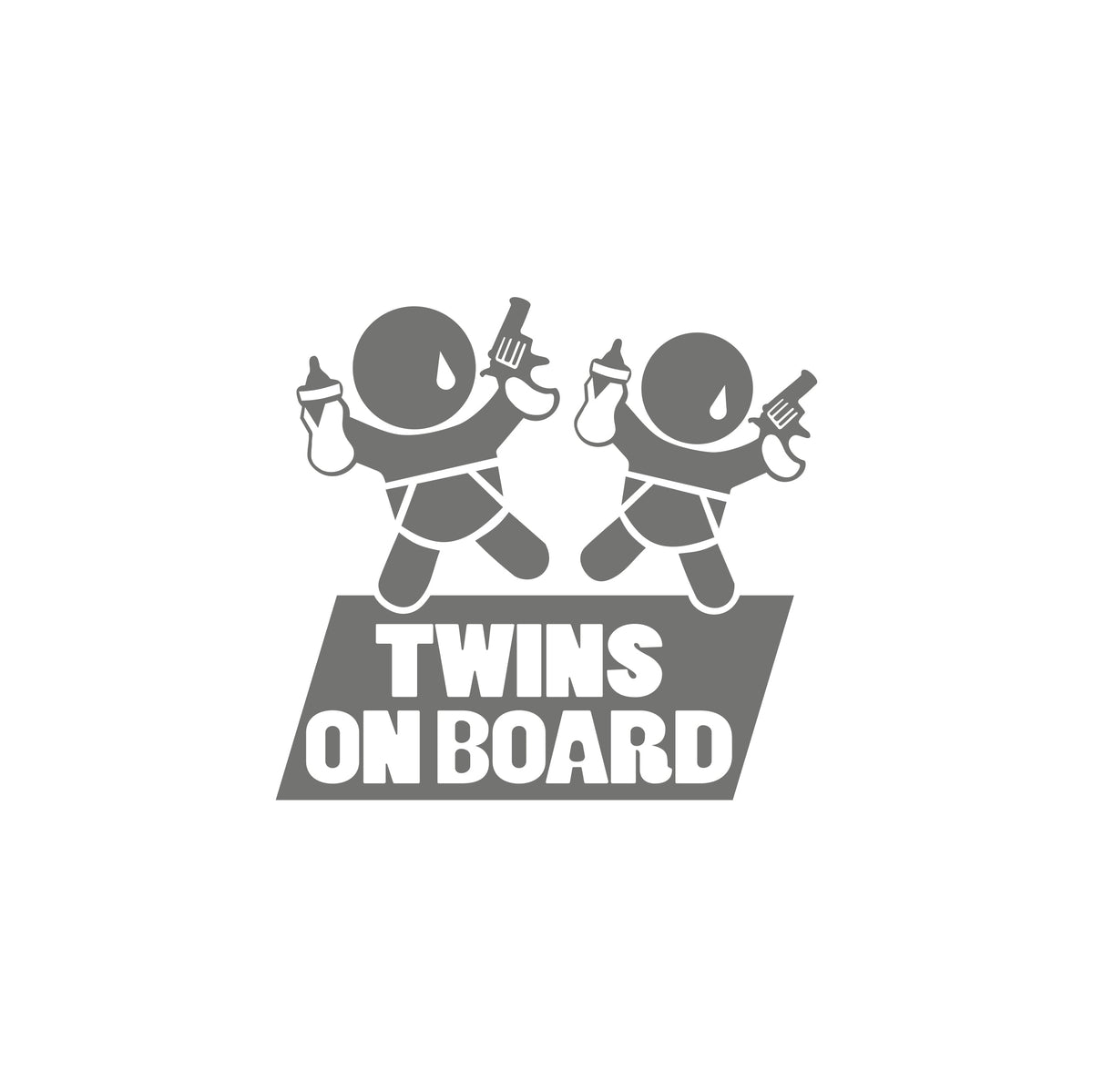 Twins on Board – Baby Sticker