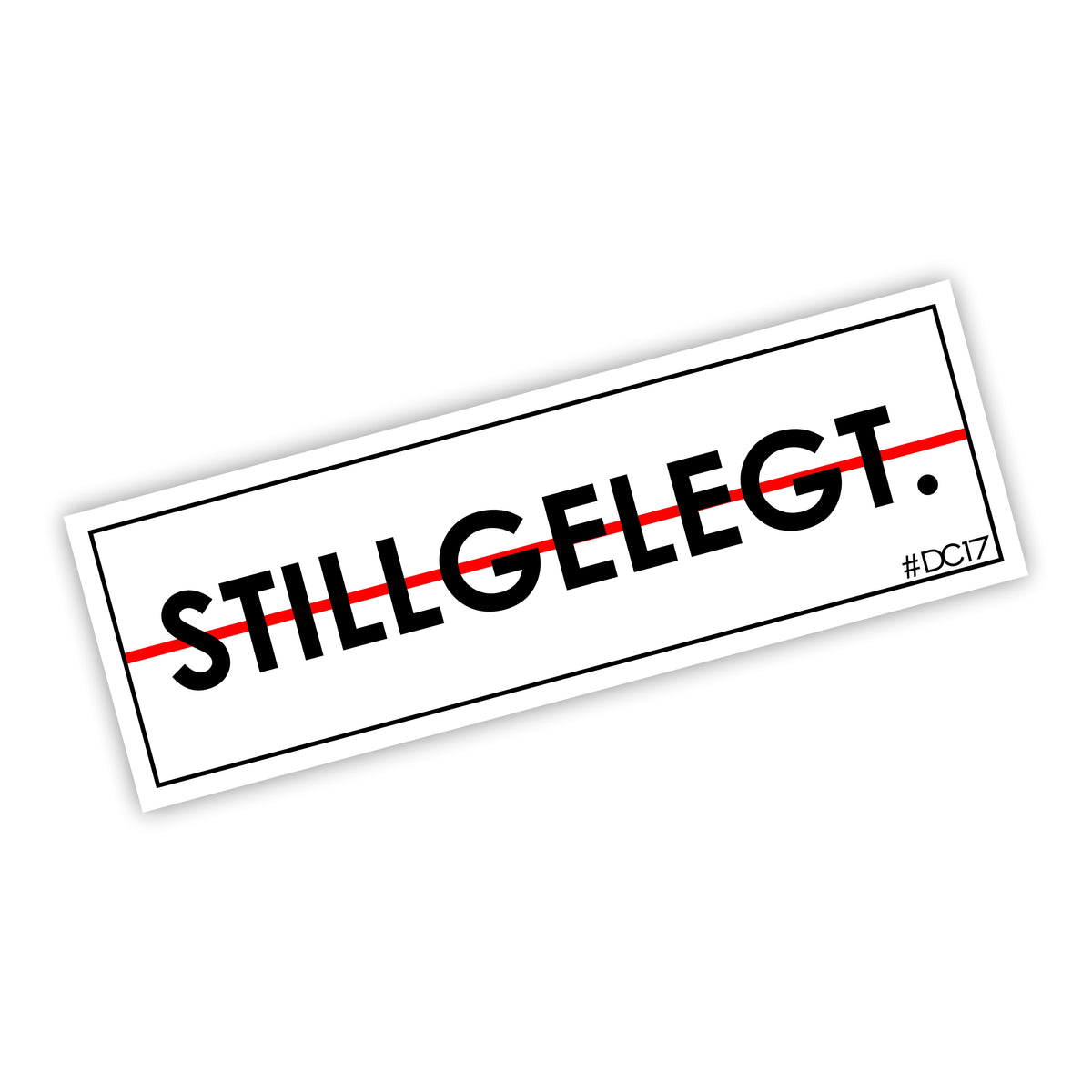Stillgelegt Slapsticker