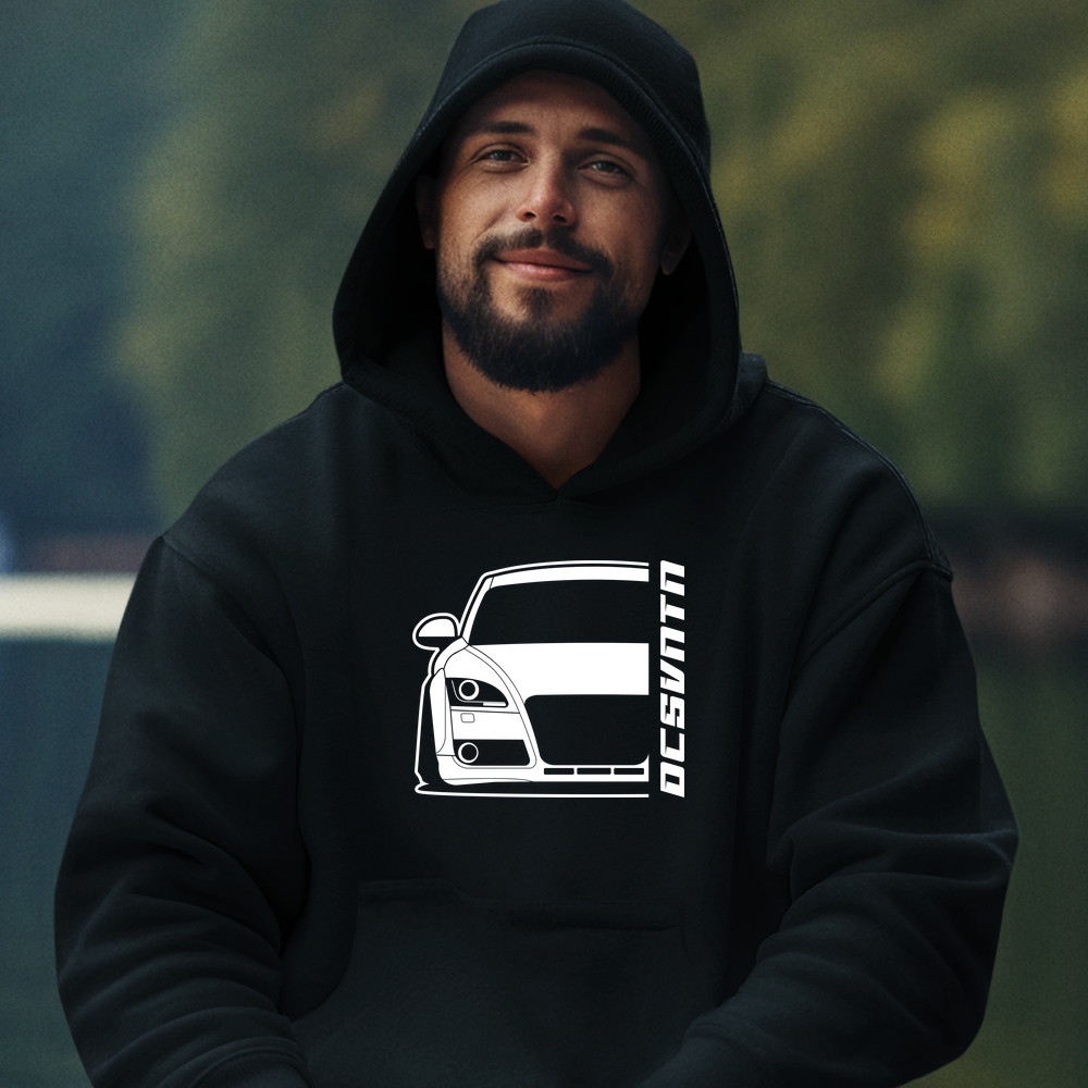 5.	Audi TT 8N Hoodie mit Print, Auto Hoodie für Audi Fans Baujahr 2006