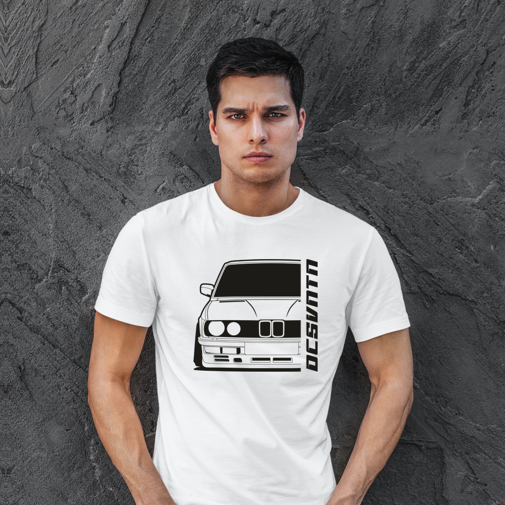 BMW E28 5er Hoodie mit Print, Auto Hoodie für BMW Fans Baujahr 1981