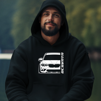 4.	BMW 1er F20 M T-Shirt mit Print, Car Shirt für BMW Fans Baujahr 2015