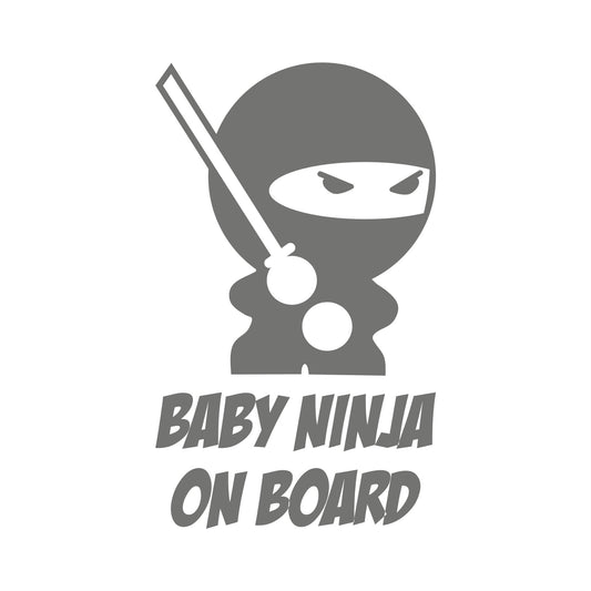 Baby Ninja on Board – Baby Sticker