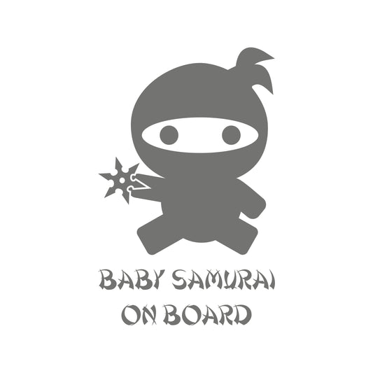 Baby Samurai on Board – Baby Sticker