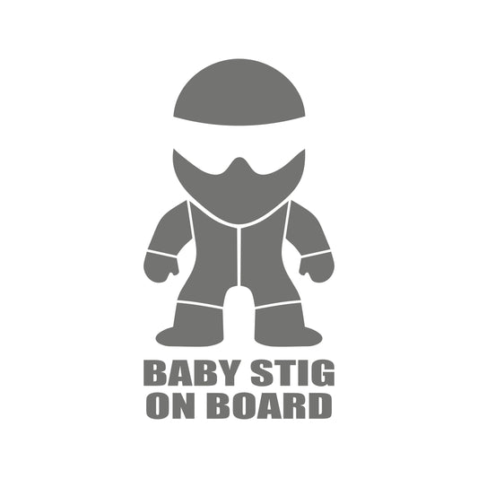 Baby Stig on Board – Baby Sticker