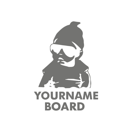 Baby on Board Face Your Name – Baby Sticker