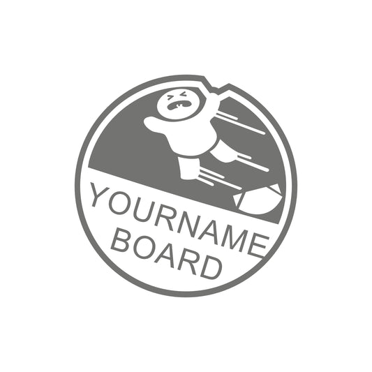 Baby on Board Fly Your Name – Baby Sticker