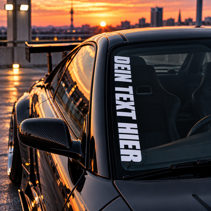 Social Media Wunschsticker – Fahrzeugbeispiel