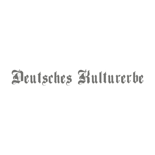 Deutsches Kulturerbe – 17 cm Autofolie Sticker
