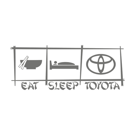 Eat sleep Toyota Stäbchen
