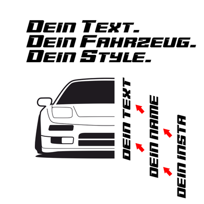 Honda NSX NA1 BJ 1990 – personalisierbares Shirt & Hoodie