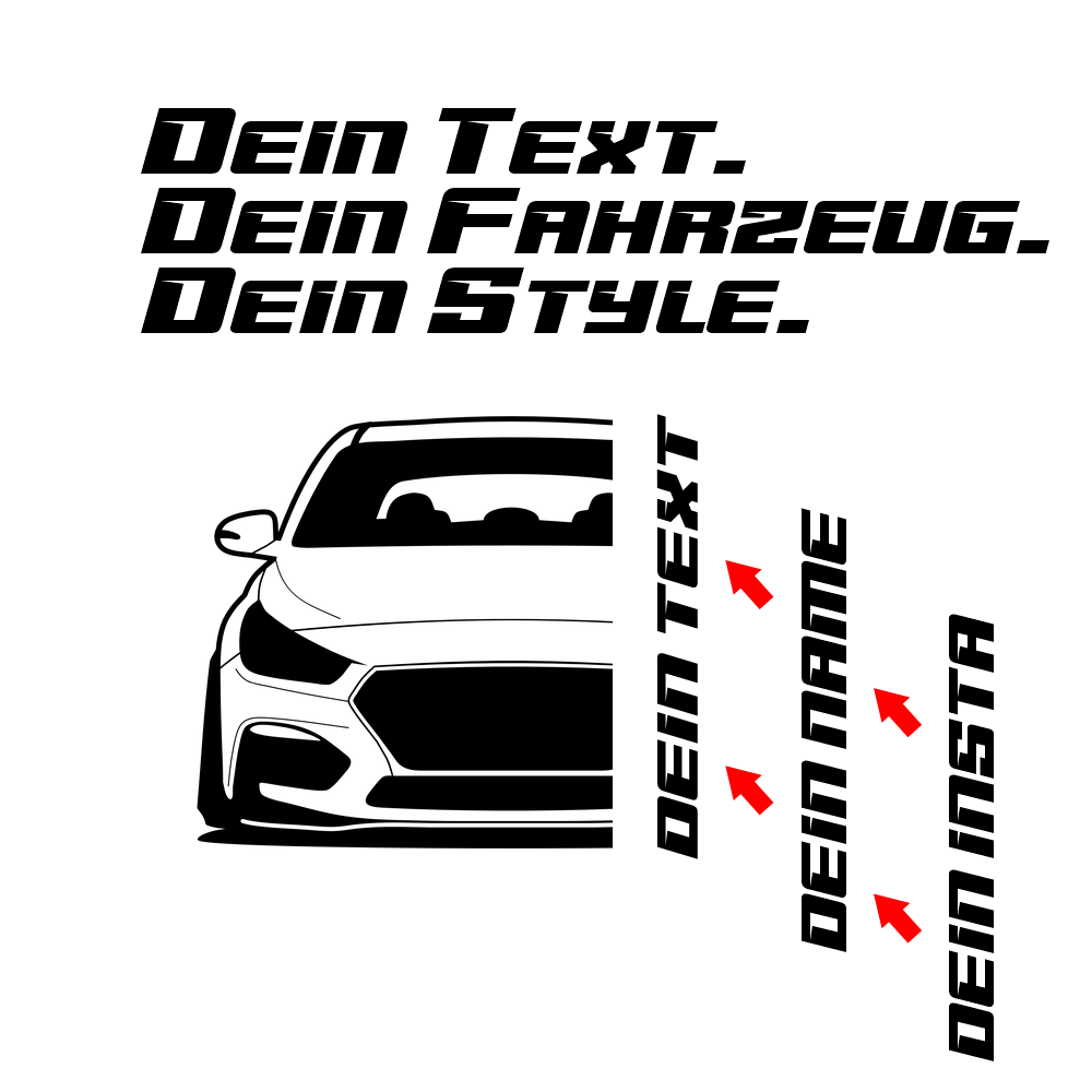 Hyundai I30N BJ 2017 – personalisierbares Shirt & Hoodie