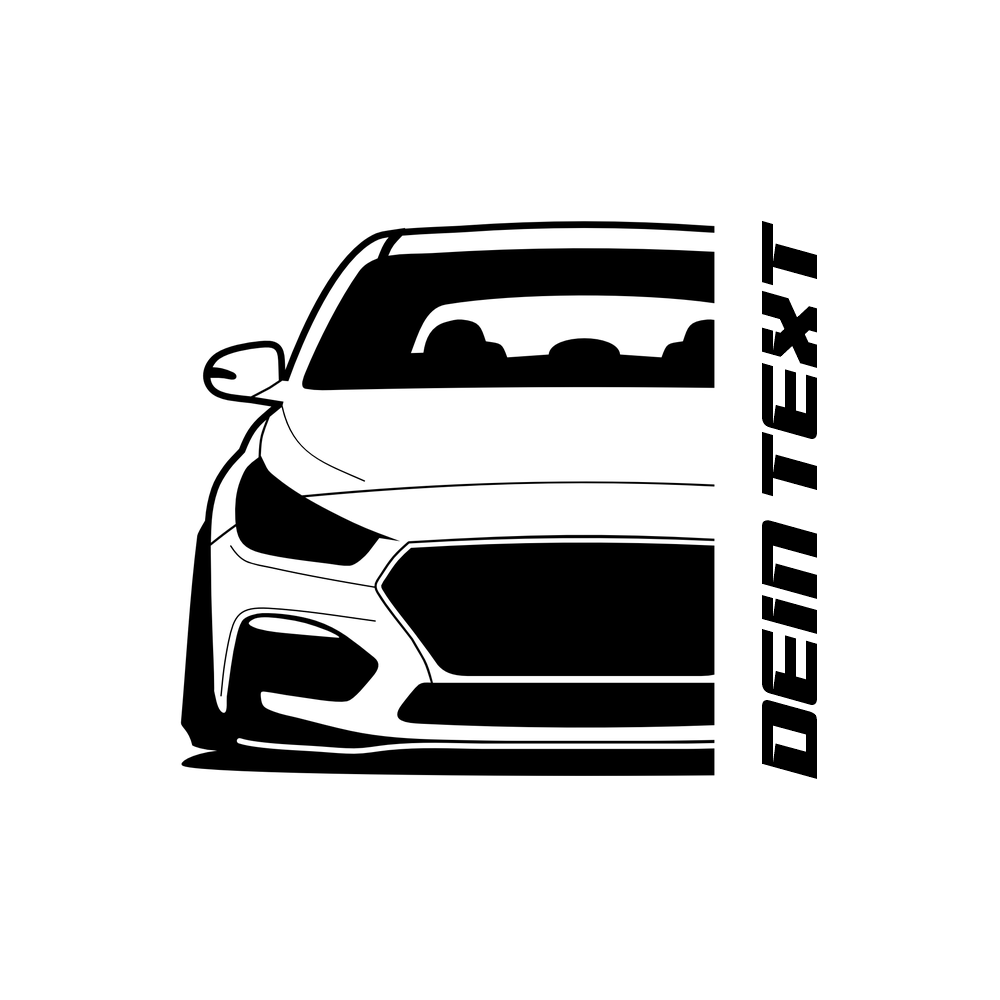 Hyundai I30N BJ 2017 – personalisierbares Shirt & Hoodie