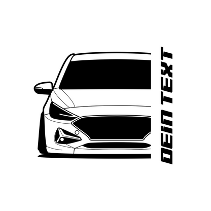 Hyundai I30 Facelift BJ 2021 – personalisierbares Shirt & Hoodie