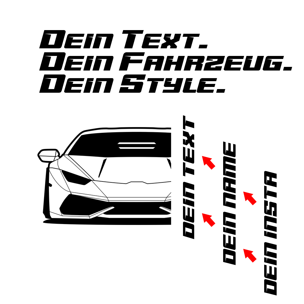 Lamborghini Huracán MY 2014 – customizable Shirts & Hoodies