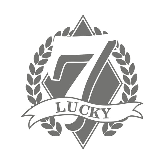 Lucky 7 17 cm Sticker