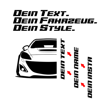 Mazda 3 BL MPS MY 2006 – customizable Shirts & Hoodies
