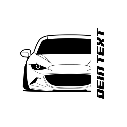 Mazda MX-5 RF BJ 2017 – personalisierbares Shirt & Hoodie