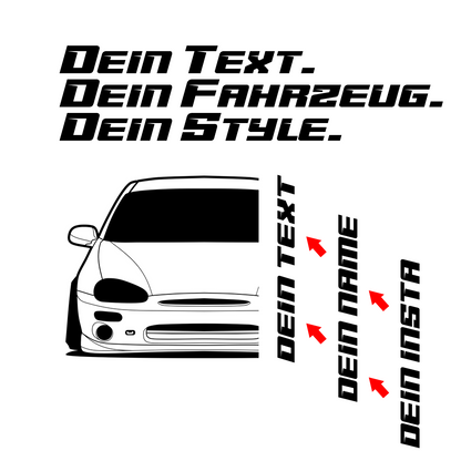 Mazda MX-3 BJ 1991 – personalisierbares Shirt & Hoodie