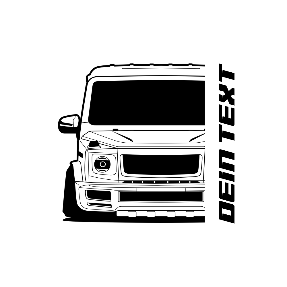 Mercedes G-Klasse BJ 2018 – personalisierbares Shirt & Hoodie